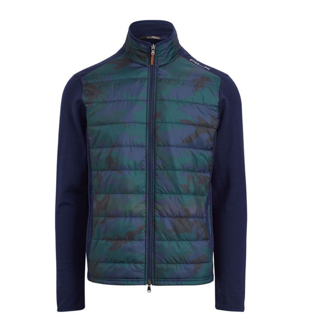 Ralph Lauren Rlx Camo Perfomance Golf Merino Wool Quitt Jacket Szl Pricefirm!